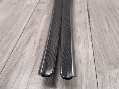 08-17 OEM Audi S5 Center Console Shift Interior Door Trim Panel Carbon Fiber SET