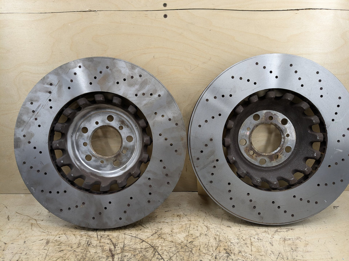 12-19 BMW F06 F10 F12 F13 M5 M6 Front Ventilated Brake Rotor Pair SET