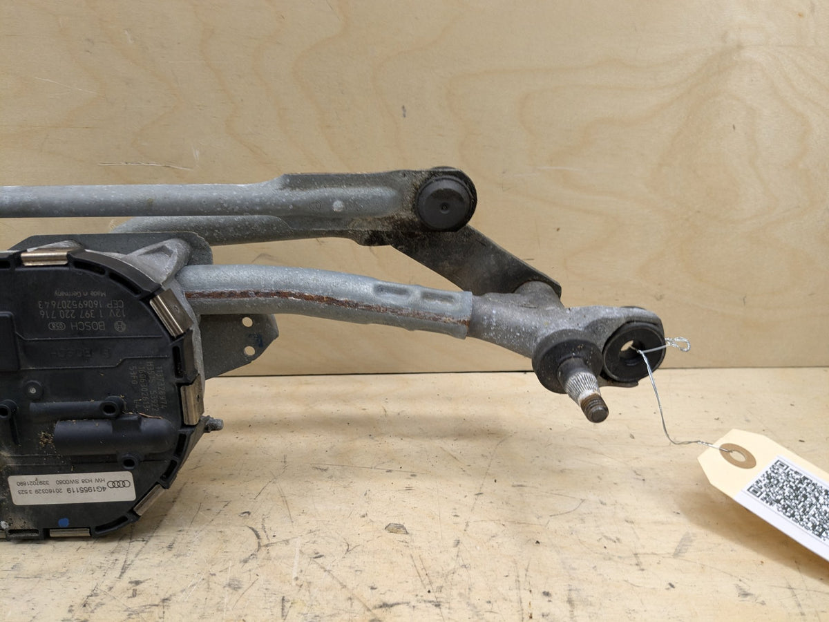 2012-2018 Audi A6 C7 Front Windshield Wiper Motor w/ Assembly 4G1955119 OEM