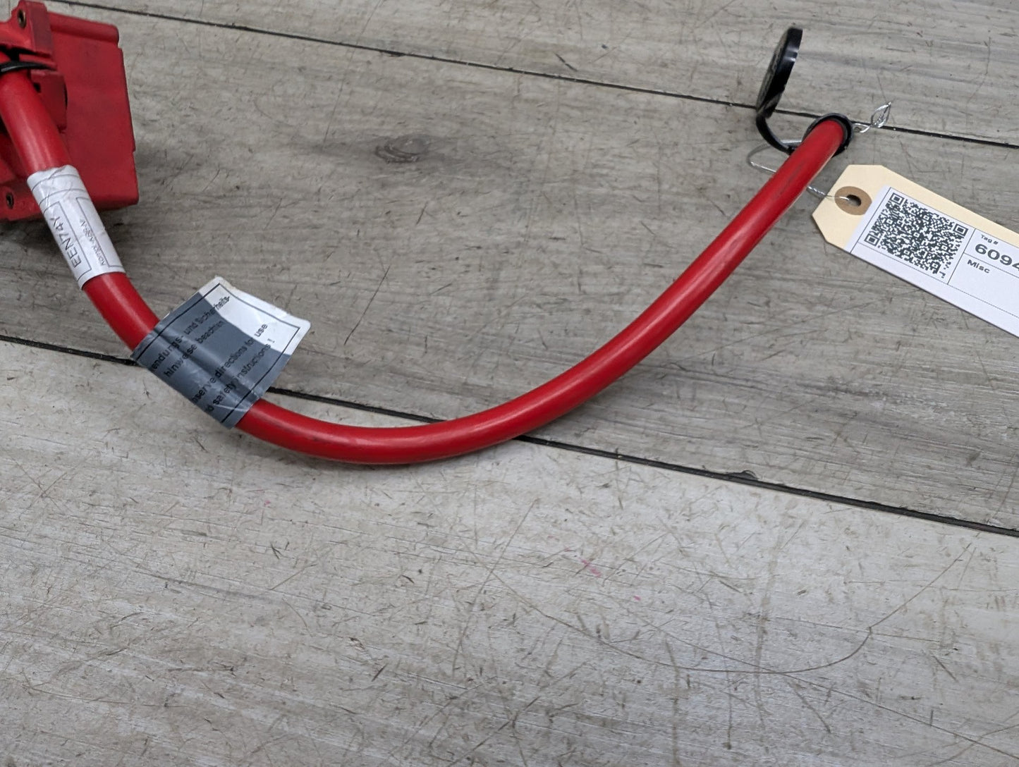 OEM BMW E84 E82 E88 E90 E92 335 M3 Battery Plus Pole Terminal Positive Red Cable