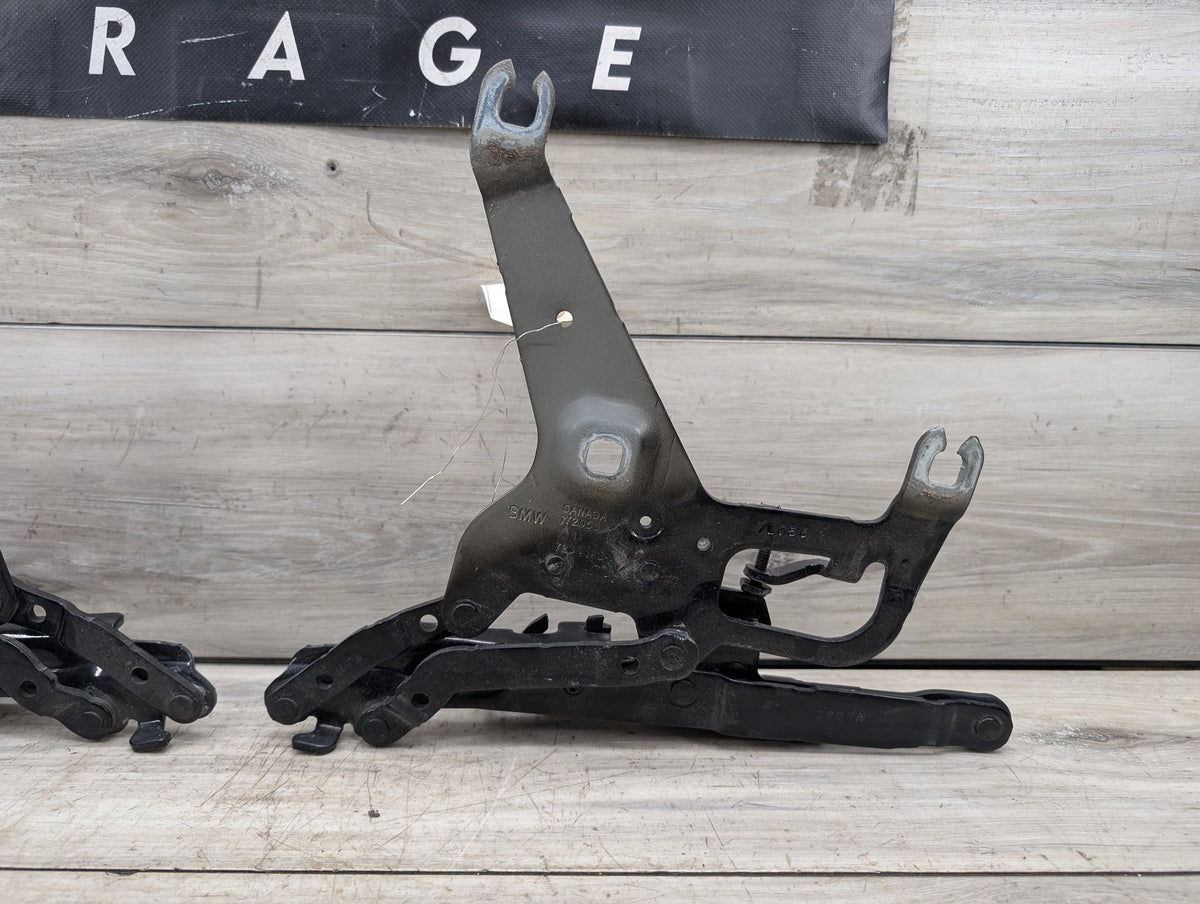 OEM BMW F15 F16 F85 X5 X6 Left Right Hood Hinge Support Bracket Brace SET