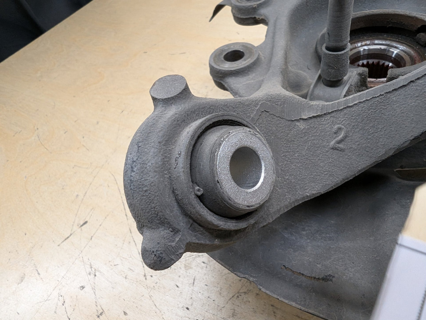 2012-2018 BMW 320i F30 Rear Right Passenger Spindle Knuckle w/ Bearing 6792522