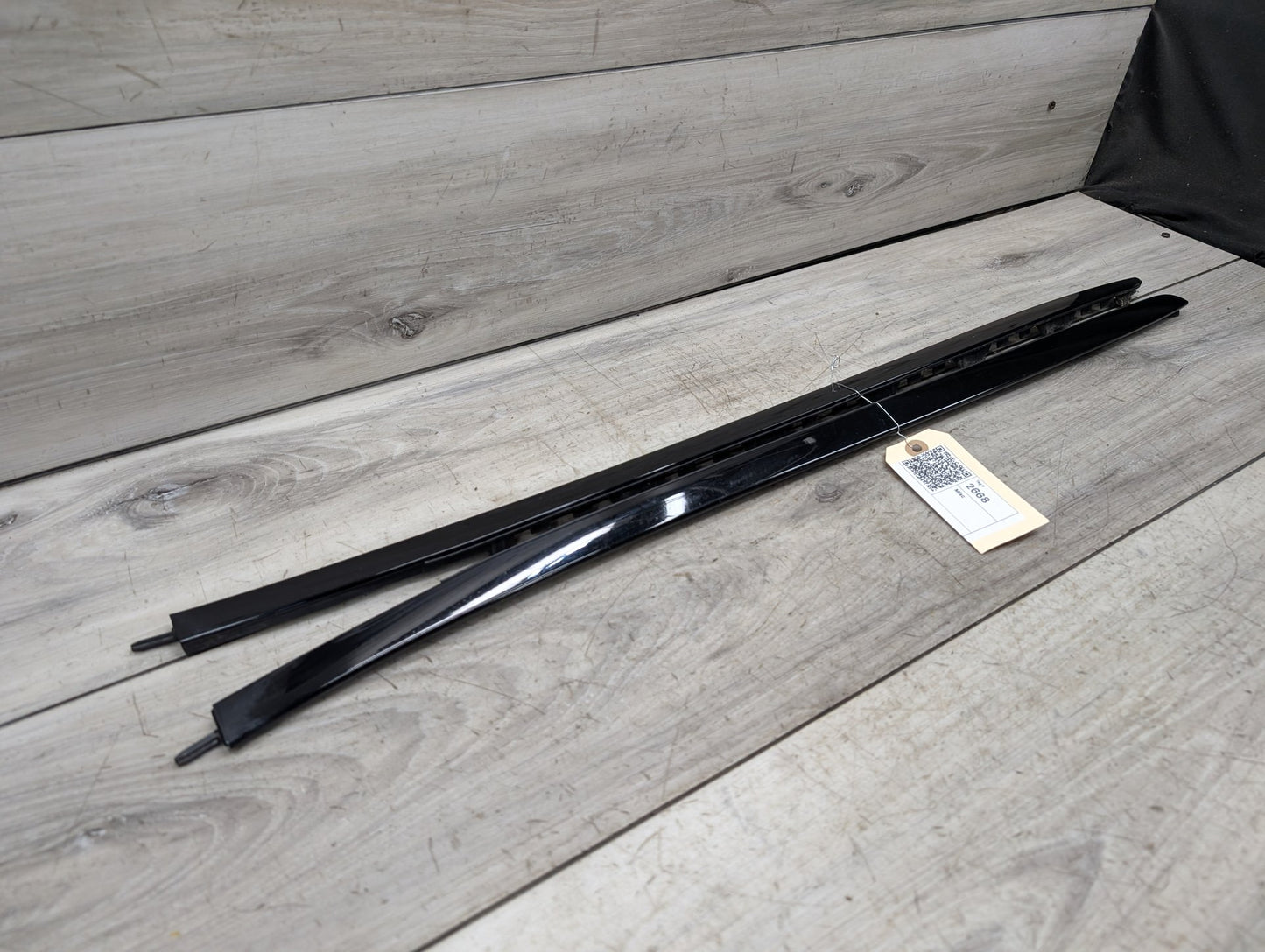 2014 - 2018 BMW X5 F15 Front Left Right Side Windshield Drip Trim Molding SET 7387917 N63B44O1