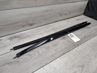 2014 - 2018 BMW X5 F15 Front Left Right Side Windshield Drip Trim Molding SET 7387917 N63B44O1