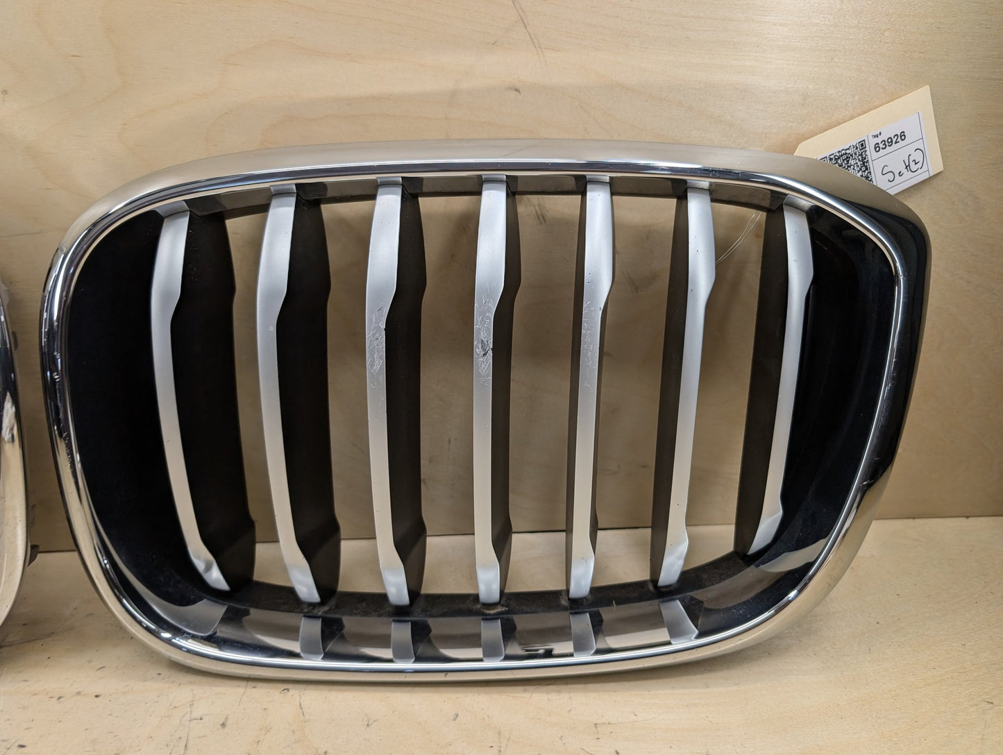 2018-2024 BMW X3 G01 Front Left Right Upper Bumper Cover Kidney Grilles SET 7464922