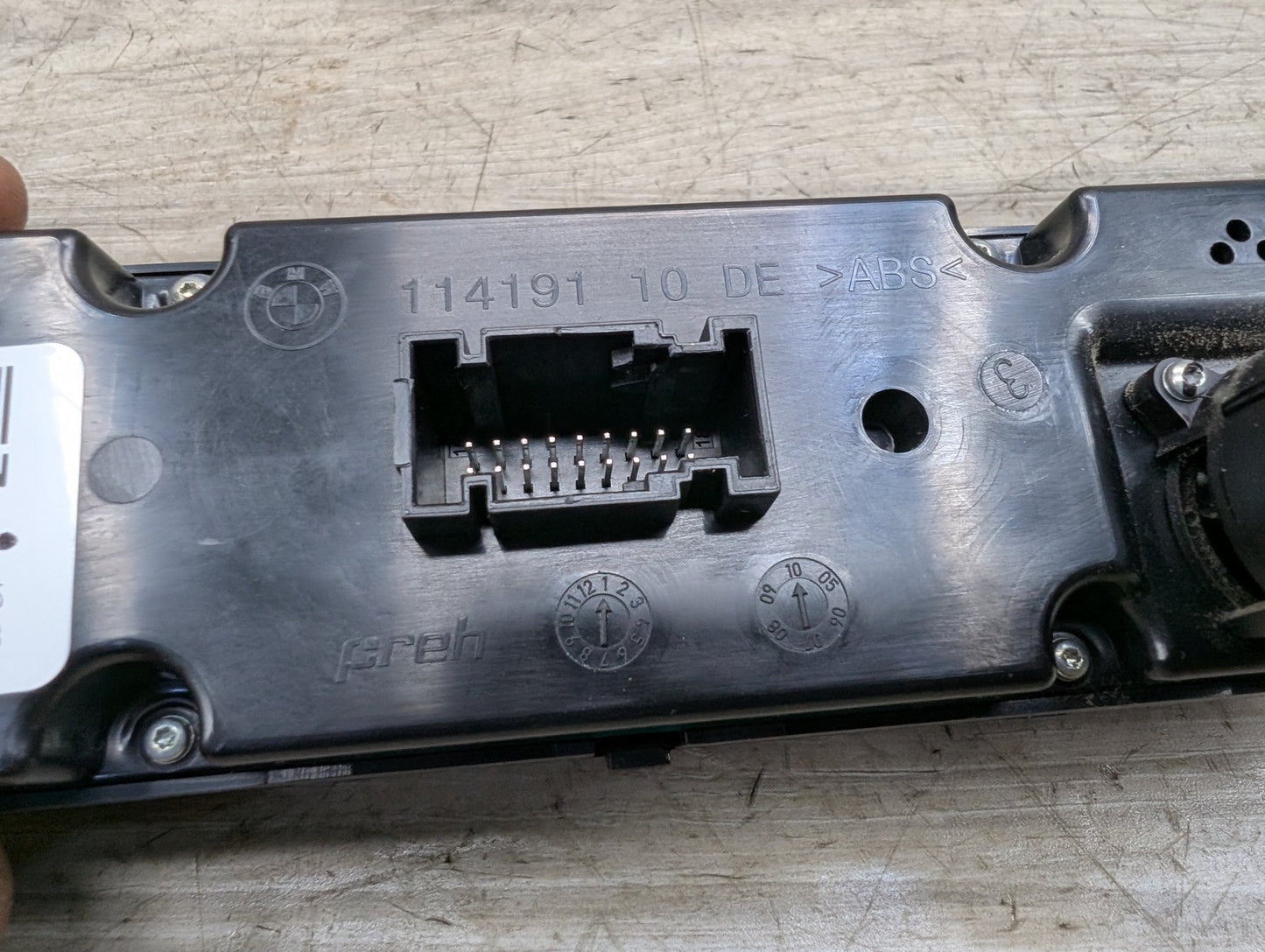 07-14 OEM BMW E70 E71 X5 X6 Rear AC Temperature Heater Climate Control Switch