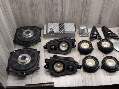 OEM BMW F15 F16 F85 X5 X6 BANG OLUFSEN Amplifier Speaker Tweeter Subwoofer SET