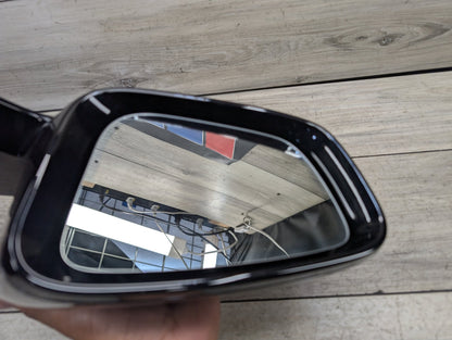 17-23 OEM BMW G30 530 540 M550 Left Driver Side Mirror Blind Spot SHADOW GLOSS