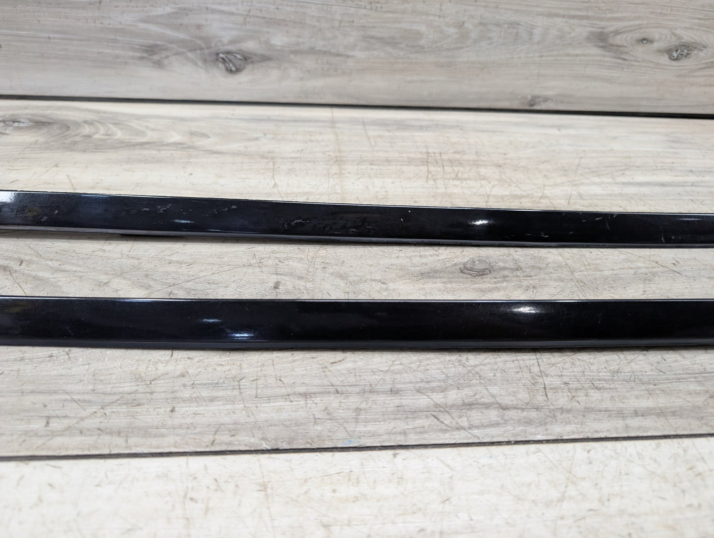 2007 - 2013 BMW X5 E70 Front Left Right Side Windshield Drip Trim Molding SET 7250395 N62B48B