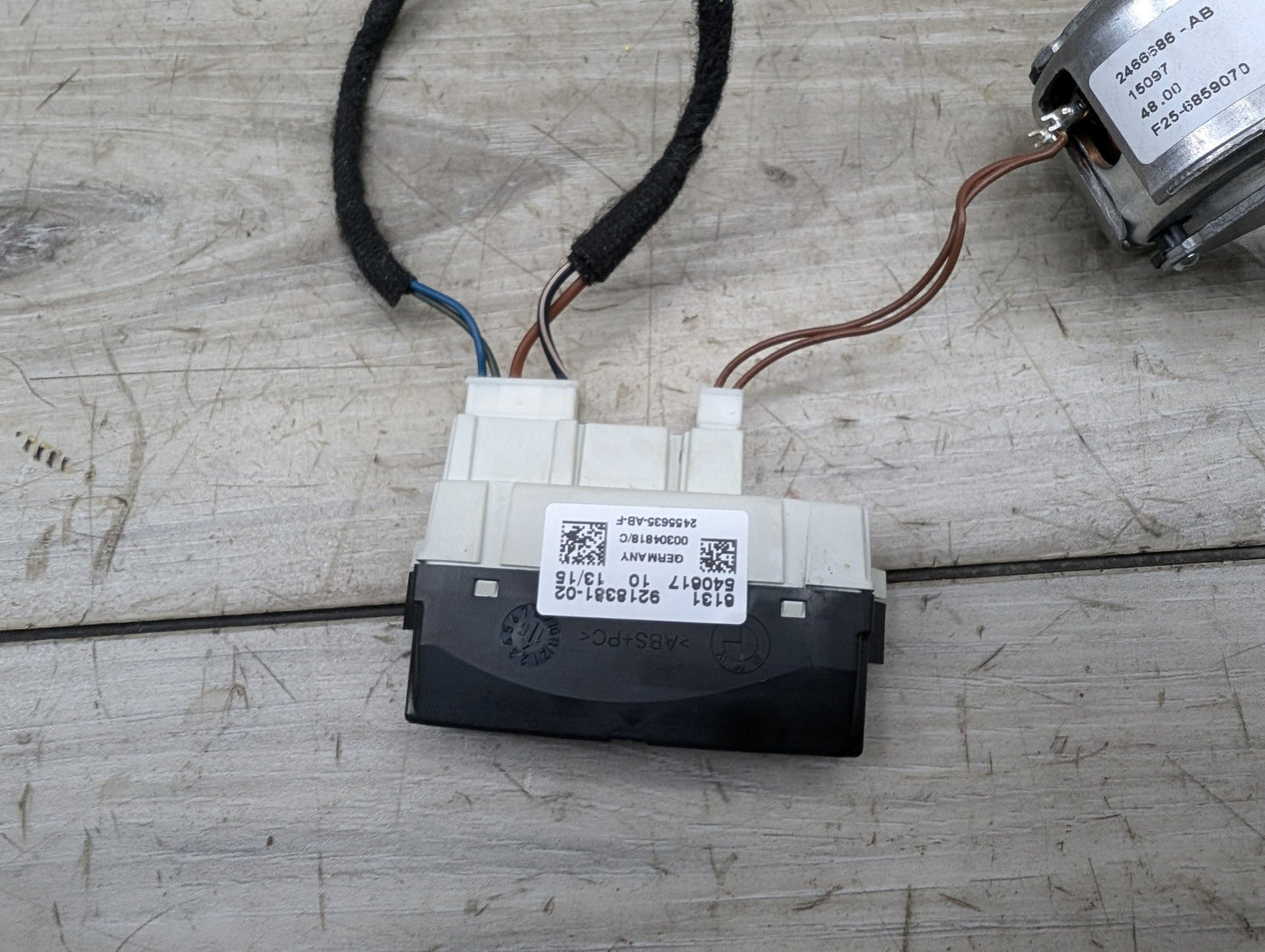 2014 - 2018 BMW X5 F15 Steering Wheel Vibration Generator Motor w/ Module SET 9218381 N63B