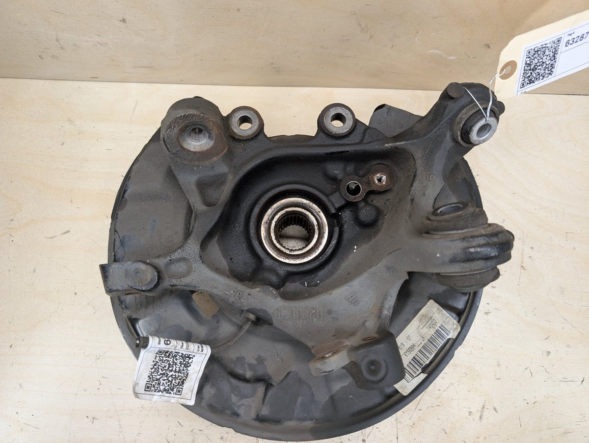 2012-2018 BMW 328i F30 Rear Left Driver Spindle Knuckle w/ Bearing 6792521 OEM