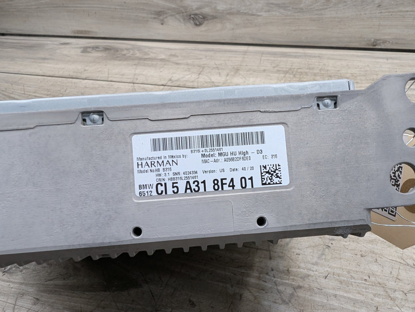 2019-2026 BMW X5 G05 Car Stereo Radio Reciever Headunit Head Unit 5A318F4