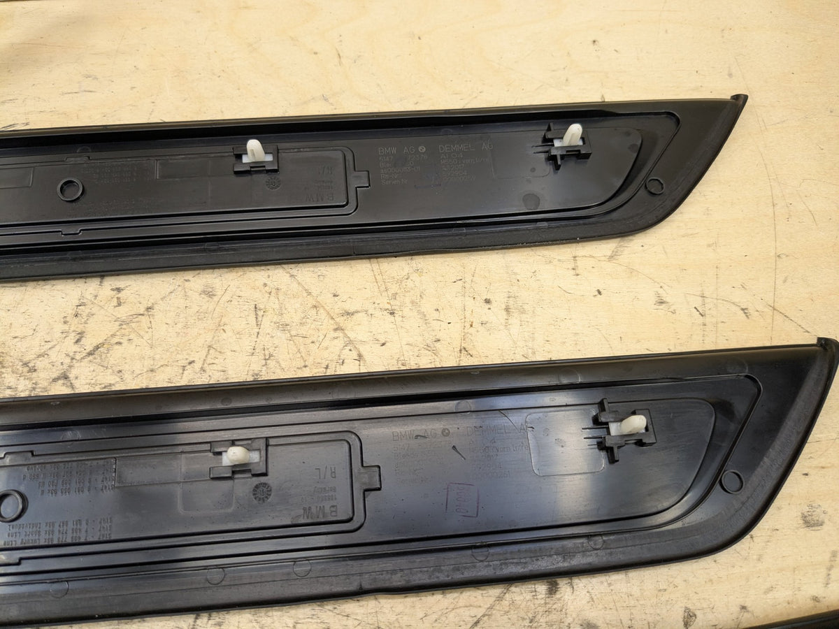 2018-2023 BMW M550i G30 Scuff Plate Door Sill SET 8072378 OEM