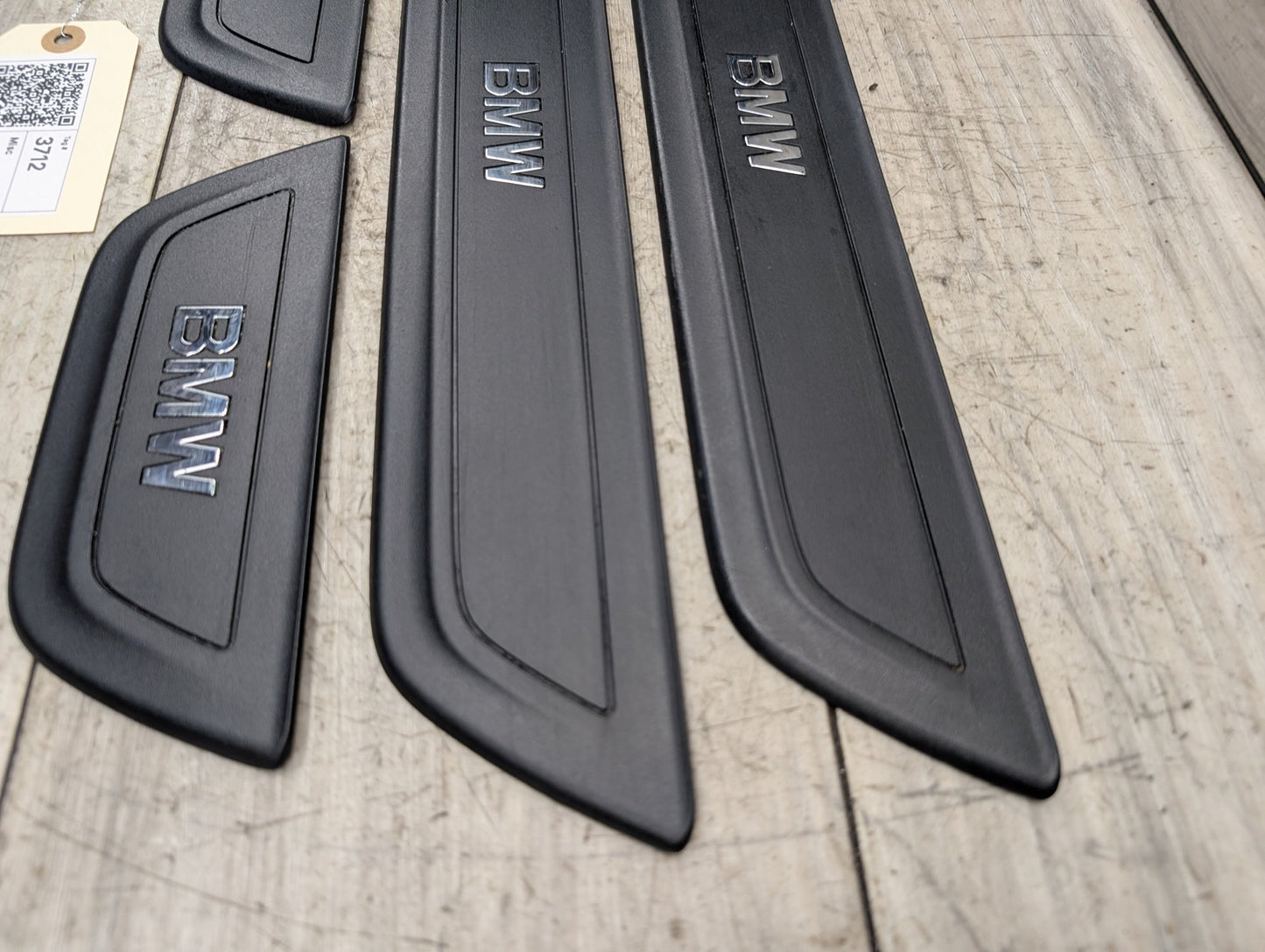 2011 - 2017 BMW X3 F25 Front Rear Left Right Scuff Plate Door Sill SET 7205811 N20B20A