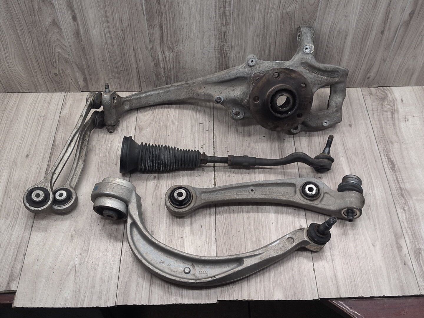 2013 - 2017 Audi S5 8T Front Right Passenger Control Arms w/ Tie Rod SET 8K0407258A CTUB