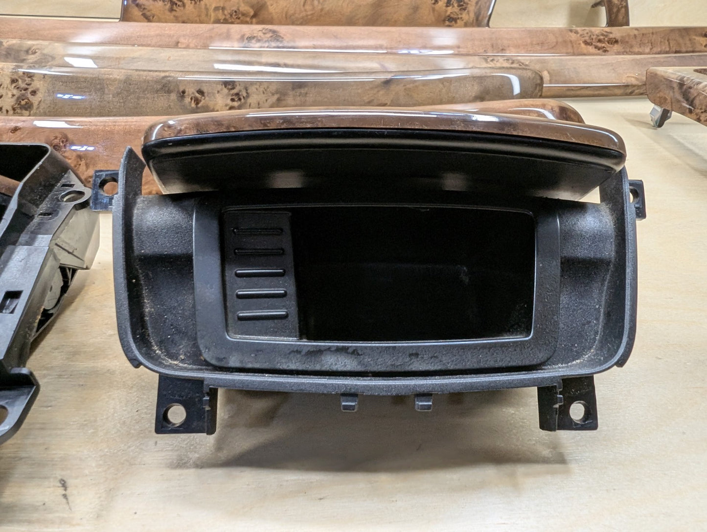 07-13 OEM BMW E99 335 Wood Burr Walnut Interior Trim Dash Panels Console SET