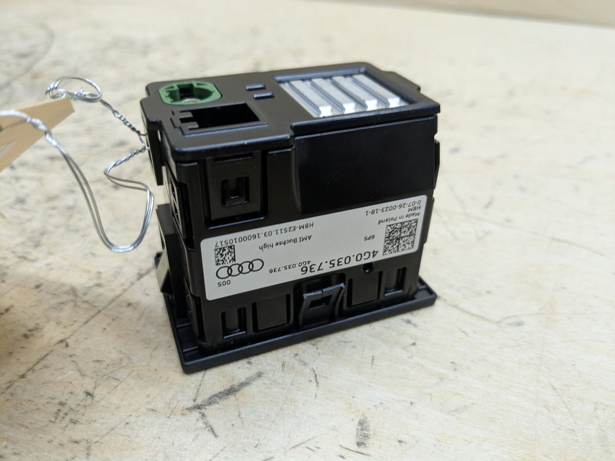2012-2018 Audi A6 C7 AUX/ USB Charger Port Socket 4G0035736 OEM