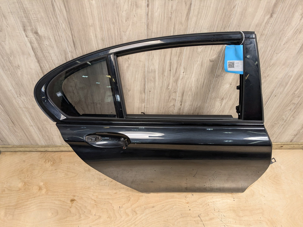 16-19 OEM BMW G11 750 xDrive SWB Rear Right Passenger Door Shell Panel Black 475