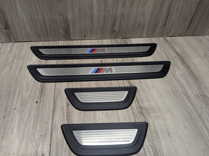 2011 - 2017 BMW X3 F25 Front Rear Left Right Scuff Plate Door Sill SET 8050461 N20B20O0