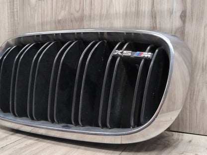 2015-2018 BMW X5 F85 Front Left Right Upper Bumper Cover Kidney Grilles SET 8056324 OEM