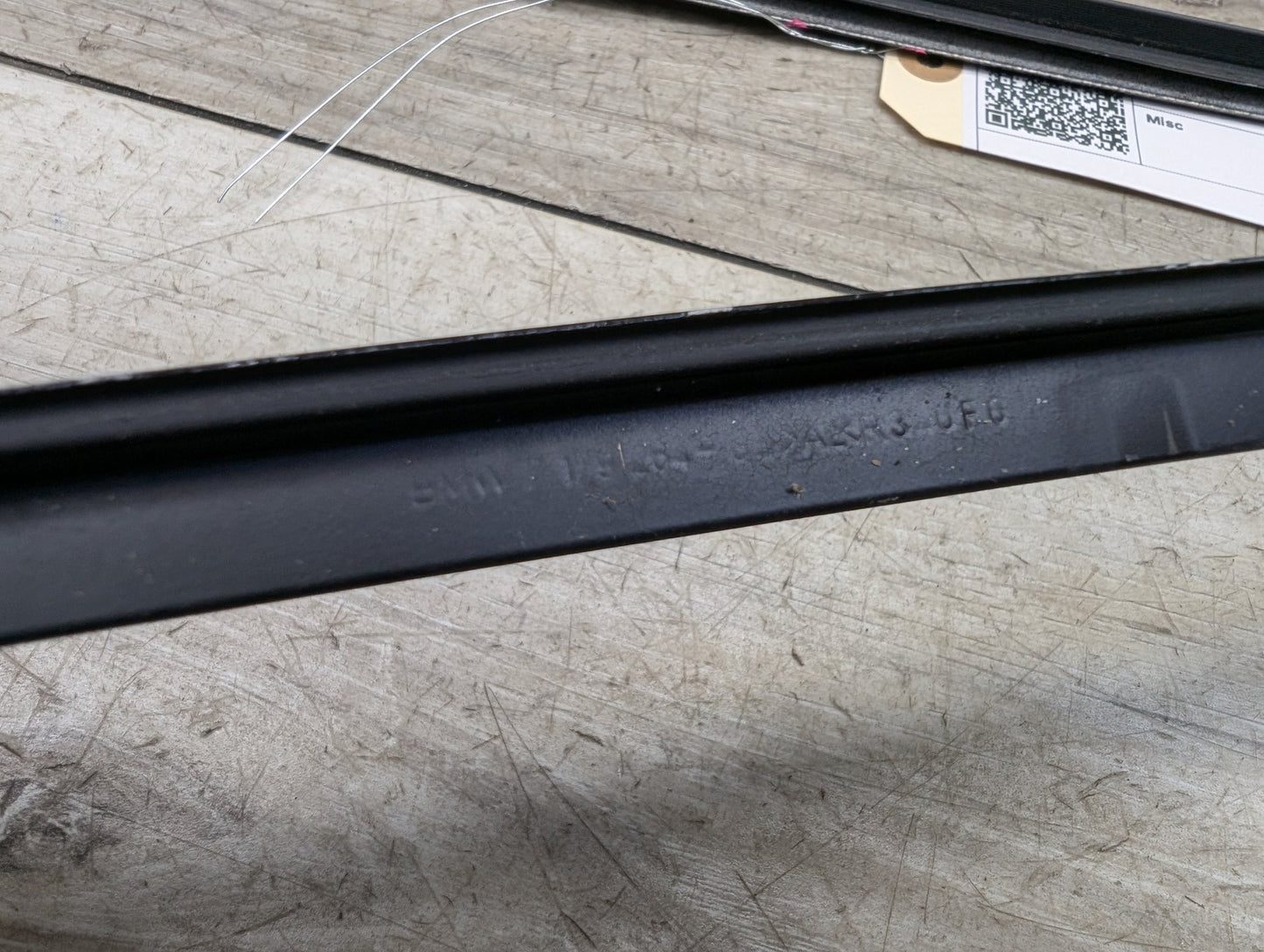 2011 BMW 328i E90 Front Left Right Side Windshield Drip Trim Molding SET 7179253