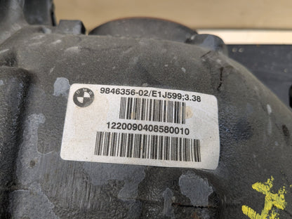 2019-2025 BMW X5 G05 OEM 3.0L RWD REAR AXLE DIFFERNTIAL CARRIER 3.38 RATIO *68K*