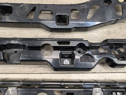 2016-2022 BMW 750Li G12 Left Driver Side Skirt Rocker Panel Brackets SET 7387347
