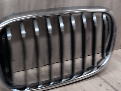 2016-2019 BMW 740Li G12 Front Left Upper Bumper Cover Kidney Grille 7357011 OEM