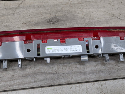 2011 - 2017 BMW X3 F25 Upper Liftgate Trunk Lid 3rd Brake Light 7217304 N55B30M0