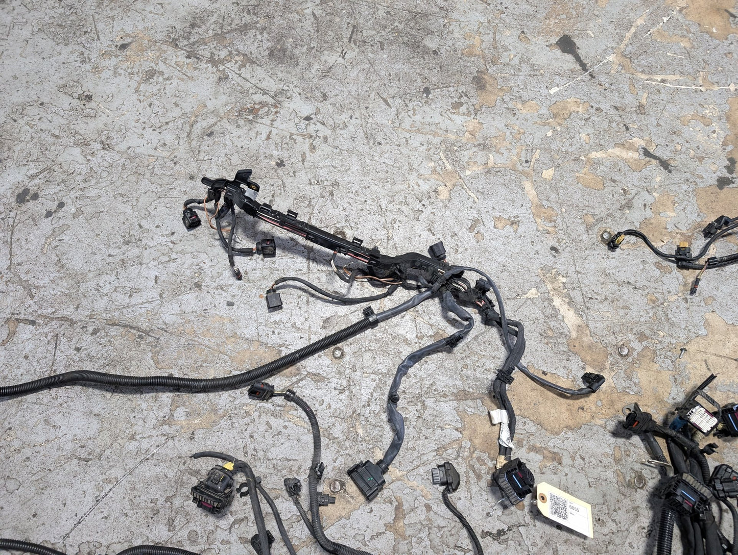 BMW G12 750Li N63B44O2 Engine Motor Transmission Wiring Wire Harness SET 8654414