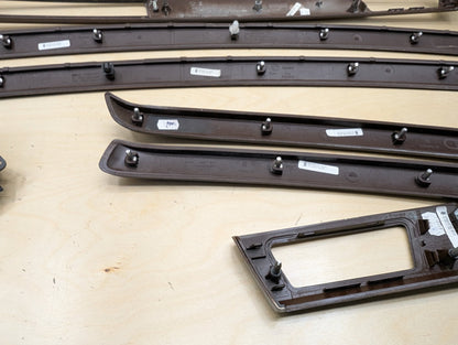 2007-2013 BMW 328i E93 Front Rear Left Right Dash Interior Trims SET 7129555