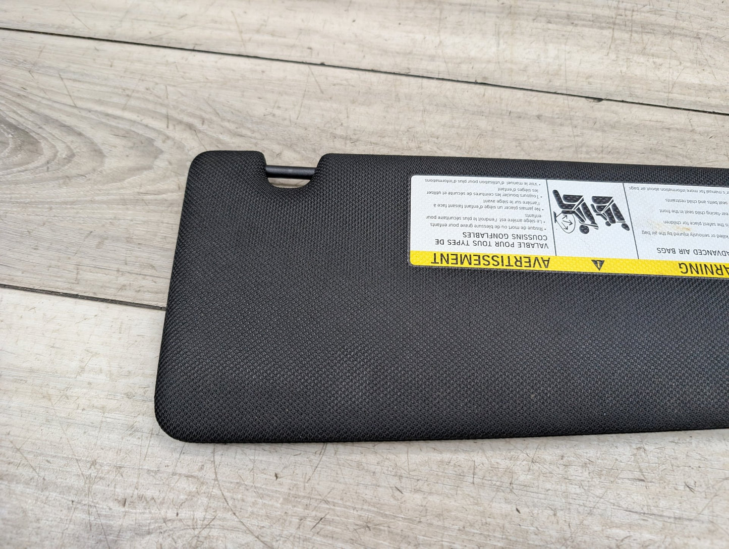 17-20 OEM BMW F90 G30 530 540 M550 M5 Interior Left Driver Sun Visor Shade Black