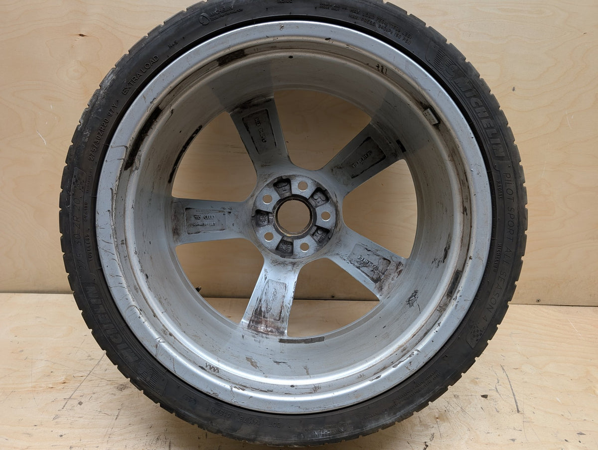 08-17 OEM Audi RS5 20x9 ET26 Aluminum Wheel Rim 5 Spoke 8T0601025AD