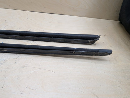 2011-2017 Audi RS5 8T Front Left Right Side Windshield Drip Trim Molding SET 8T0854327A OEM