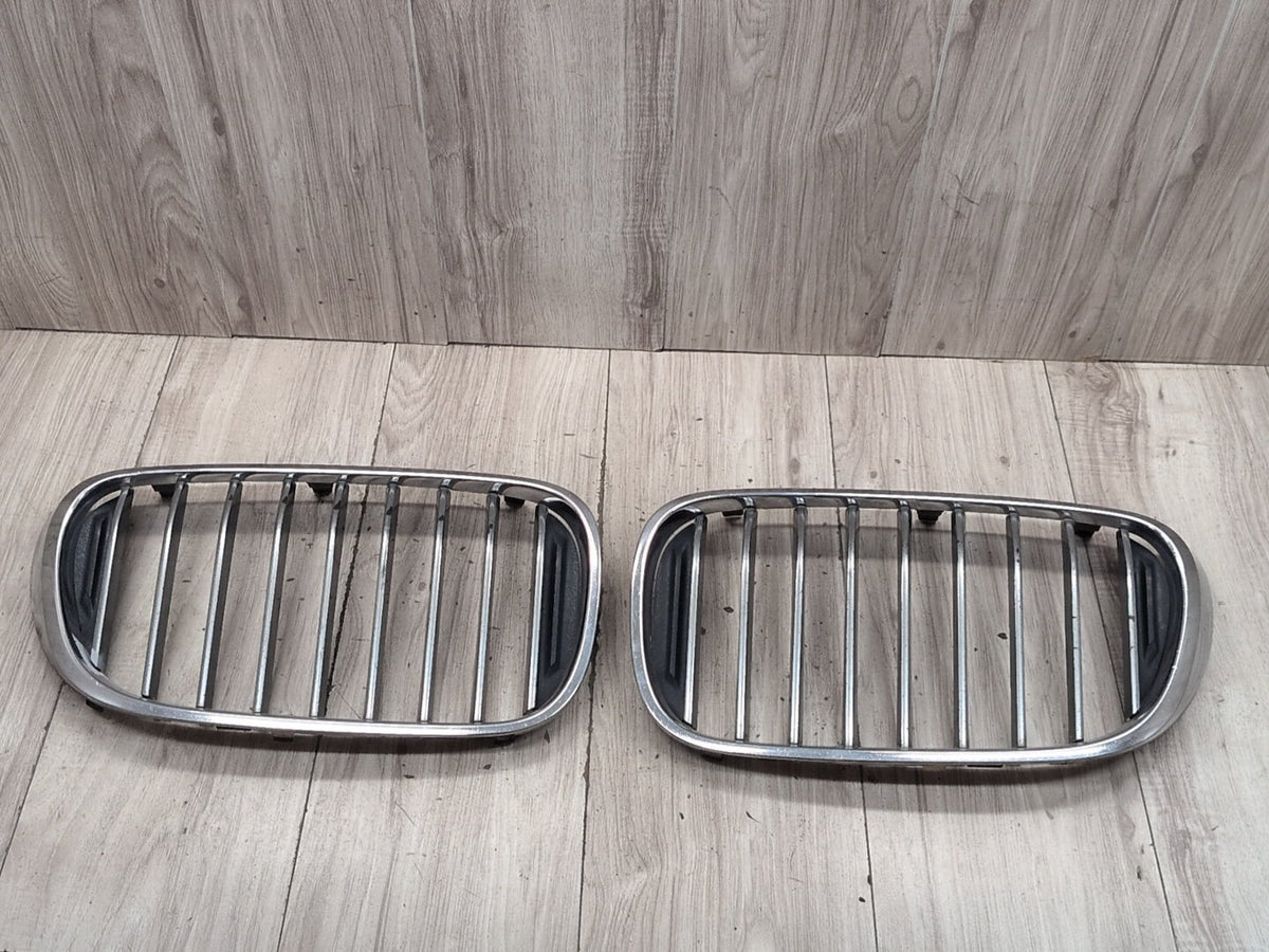 16-19 OEM BMW G11 G12 740 750 Front Left Right Upper Bumper Kidney Grilles SET