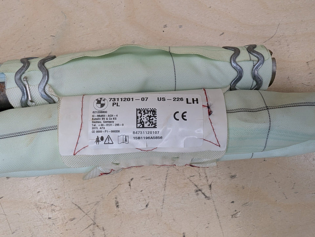 OEM BMW F30 F36 F80 M3 328 335 435 Left Driver Roof Head Curtain Air Bag Airbag