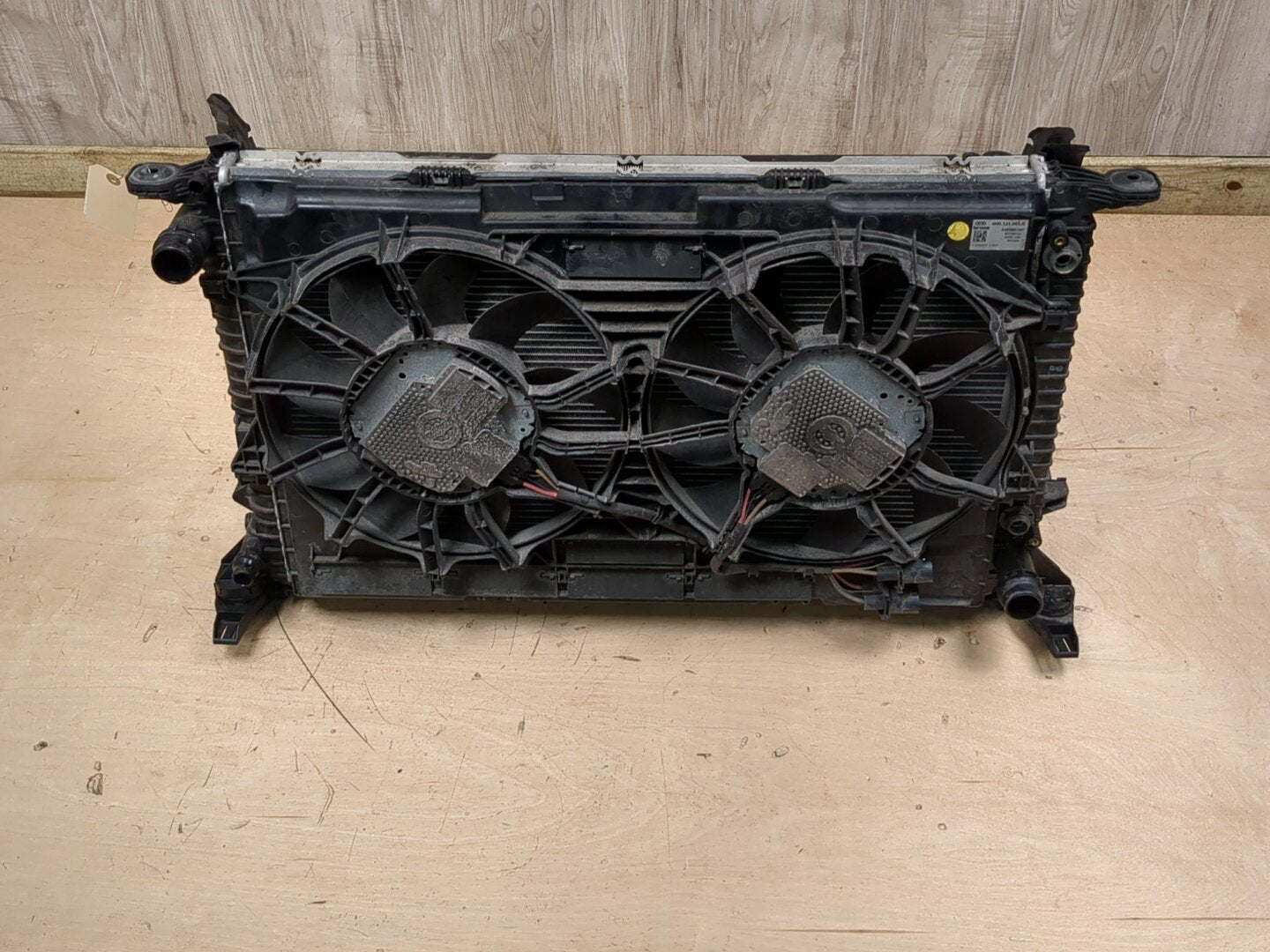 2016 Audi S5 8T Radiator Cooling Condenser Fan Shroud Assembly SET 8T0260401G CTUB