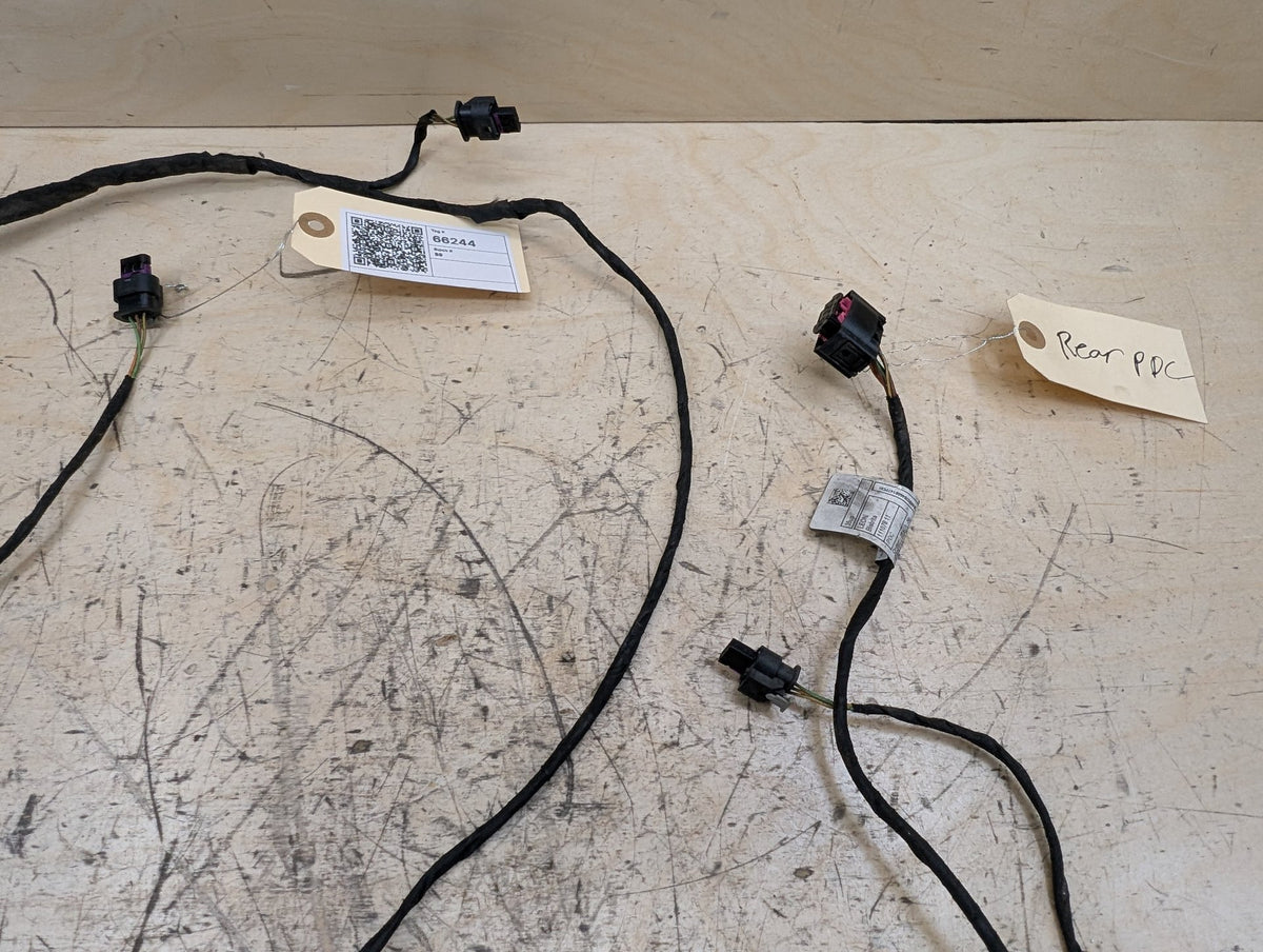 2016-2019 BMW 740i G12 Rear Bumper PDC Parking Sensor Wiring Wire Harness 6802846 OEM