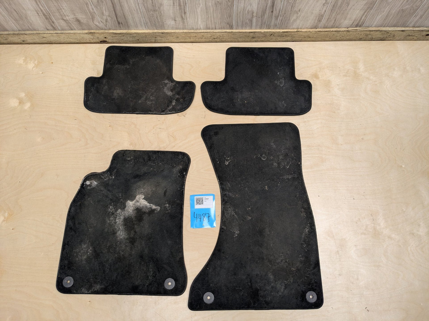 2008 - 2017 Audi S5 8T Front Rear Left Right Mat Carpet Floor Mats SET 8K1863691G