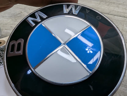 OEM BMW G01 G05 G30 G45 G60 G90 X3 X5 Hood Trunk Emblem Badge Symbol Logo 82mm