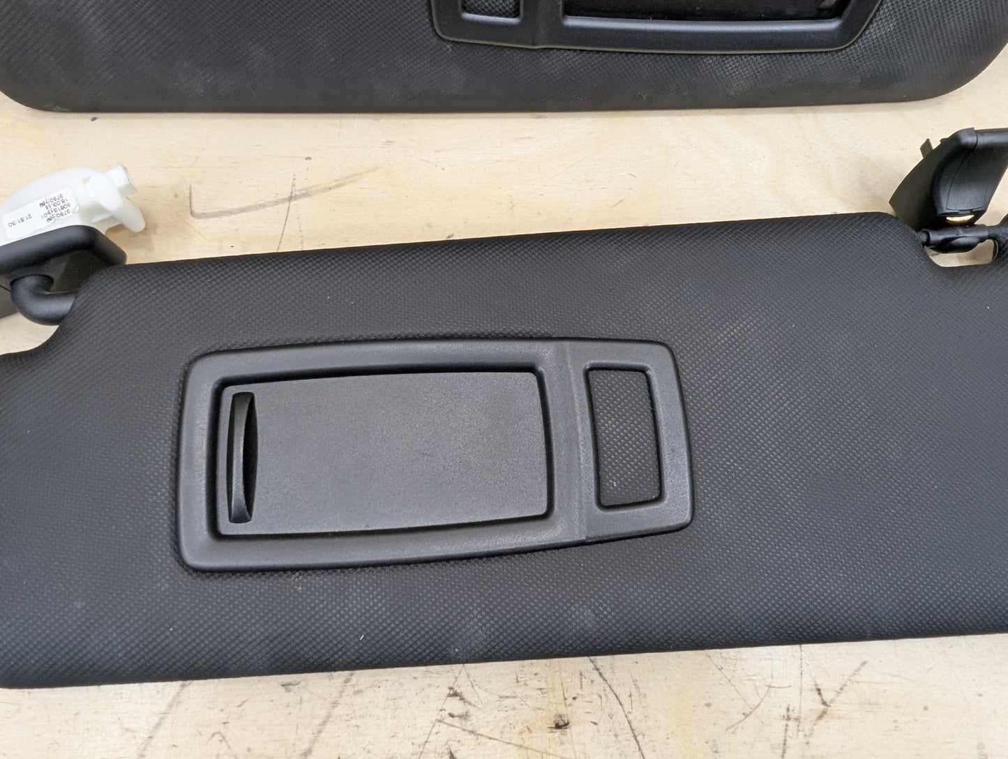 OEM BMW F30 F31 F32 F36 F80 F82 M3 M4 Left Right Interior Sun Visor PAIR Black