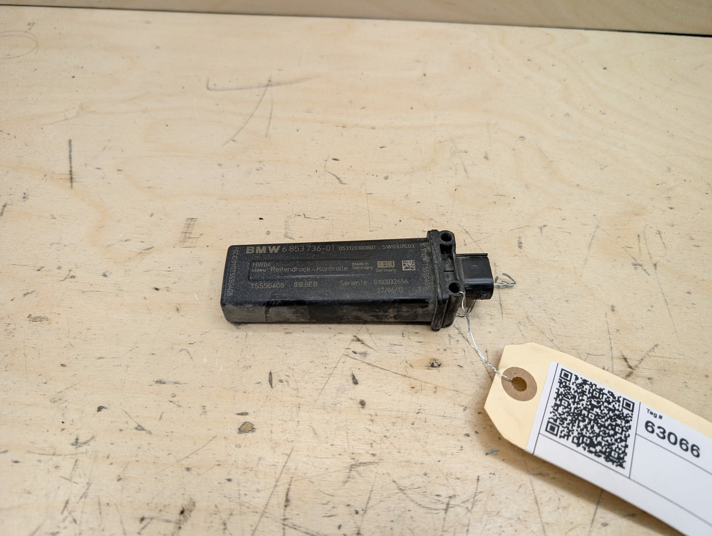 OEM BMW F22 F30 F31 F32 F33 F34 Tire Pressure Control Unit Module RDC