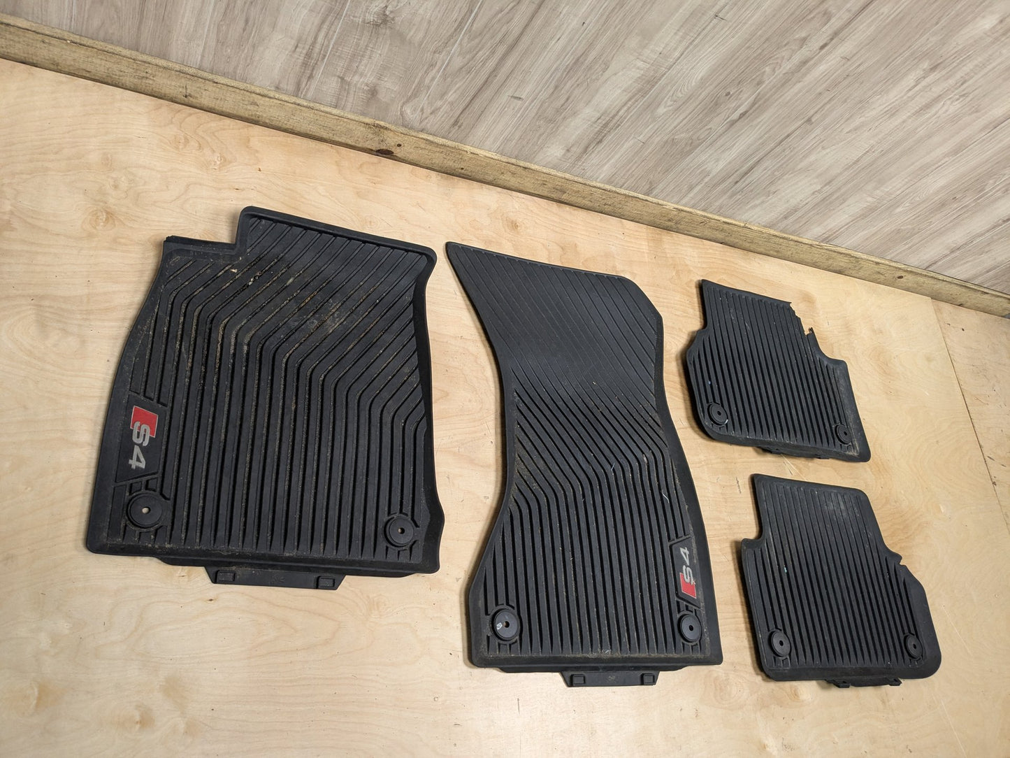 2018-2023 Audi S4 B9 Front Rear Left Right All Weather Mat Carpet Floor Mats SET 8W1061221A