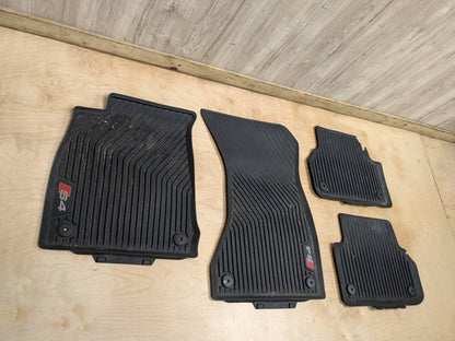 2018-2023 Audi S4 B9 Front Rear Left Right All Weather Mat Carpet Floor Mats SET 8W1061221A