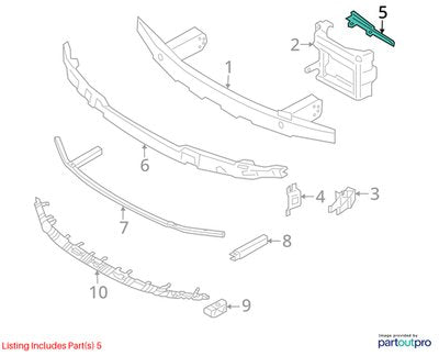 OEM BMW G20 G22 G23 G26 Front Right Passenger Radiator Reinforcement Bracket