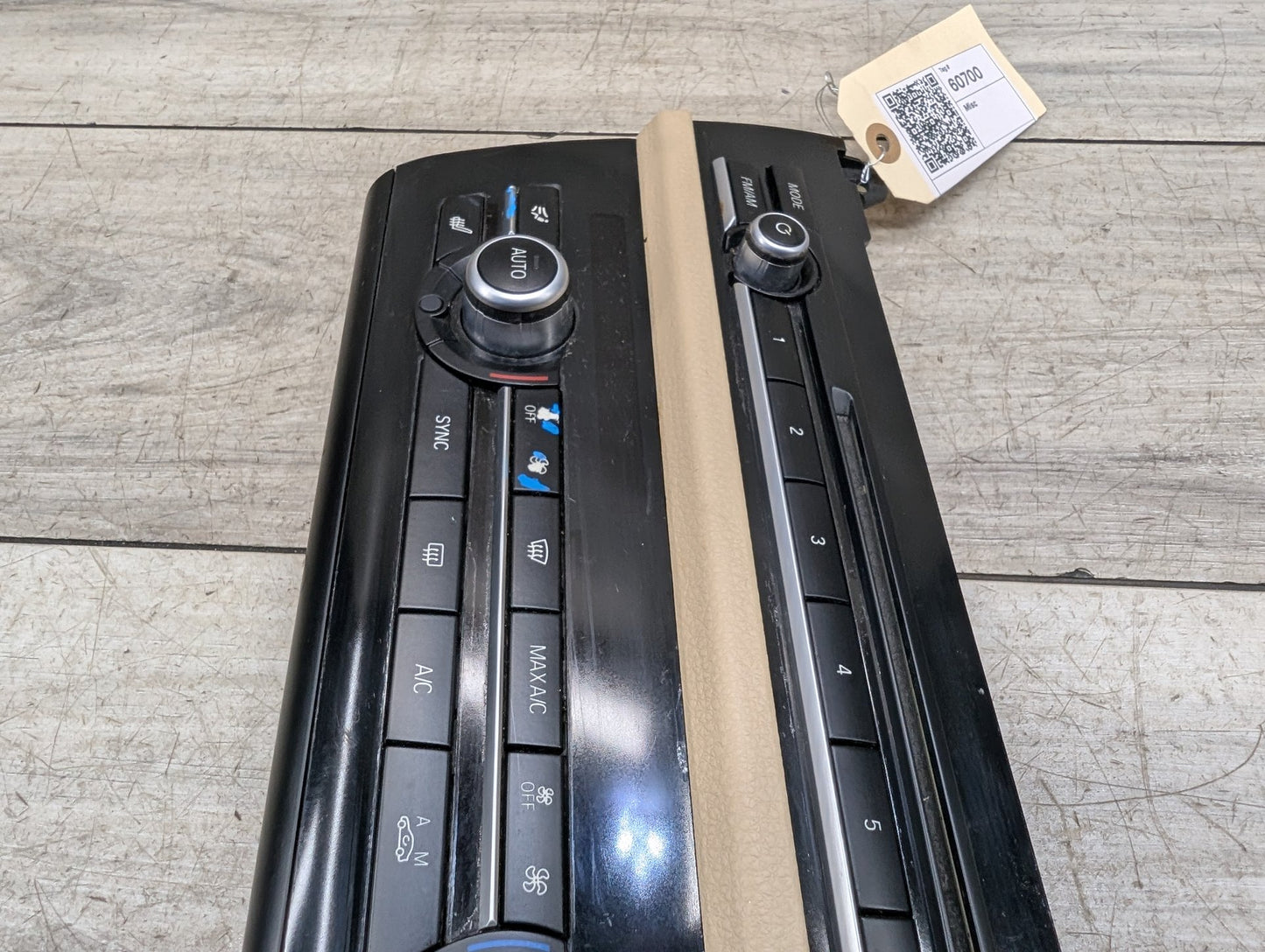 *11-16 OEM BMW F10 535 M5 AC Switch Heater Control Panel Radio Media Buttons