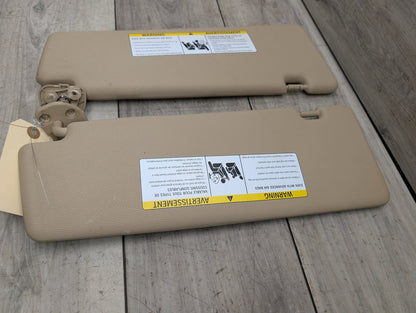 2007-2013 BMW X5 E70 Front Left Right Sun Visor SET