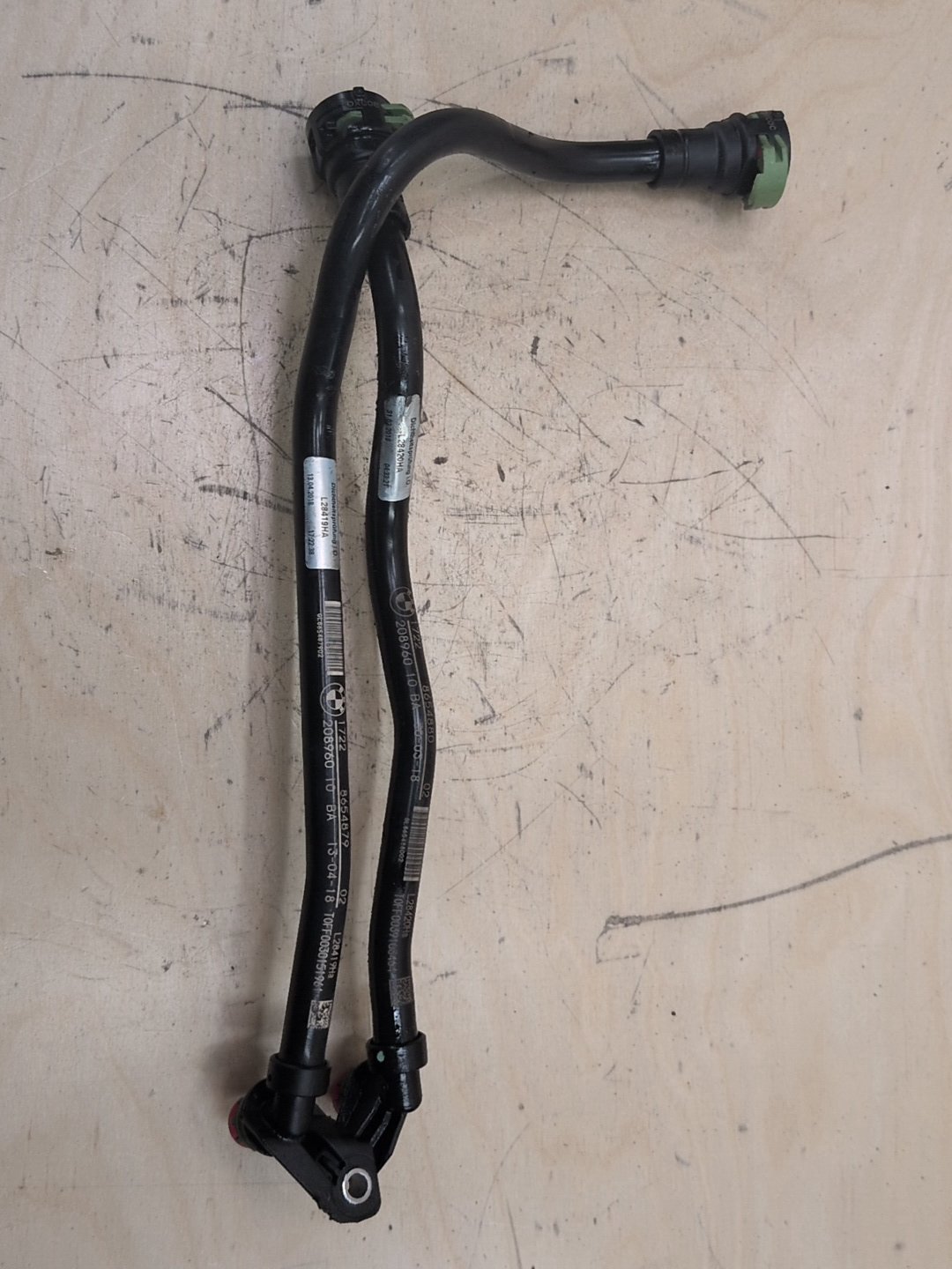 PRE-LCI OEM BMW G01 G12 G30 X3 Transmission Oil Cooler Inlet Outlet Hose B46 B58