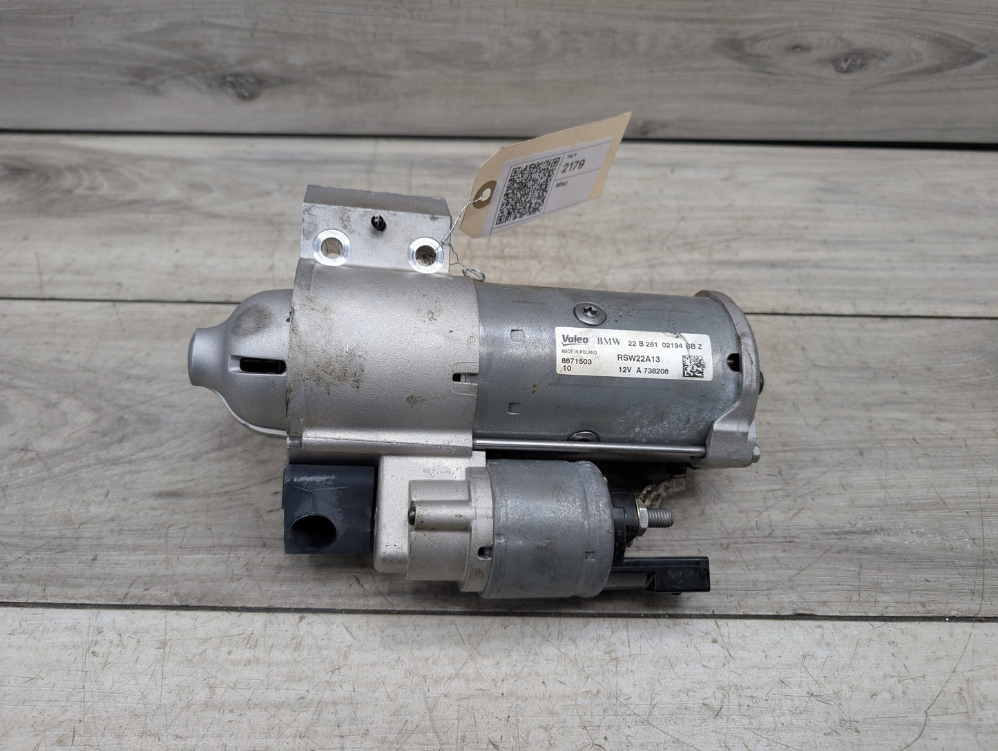 OEM BMW G01 G20 G22 G23 G26 G30 G29 330 430 Engine B46 Starter Motor DENSO