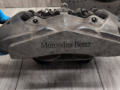 10-16 Mercedes-Benz E550 W212 4Matic Front Left Right Brake Calipers Brembo SET
